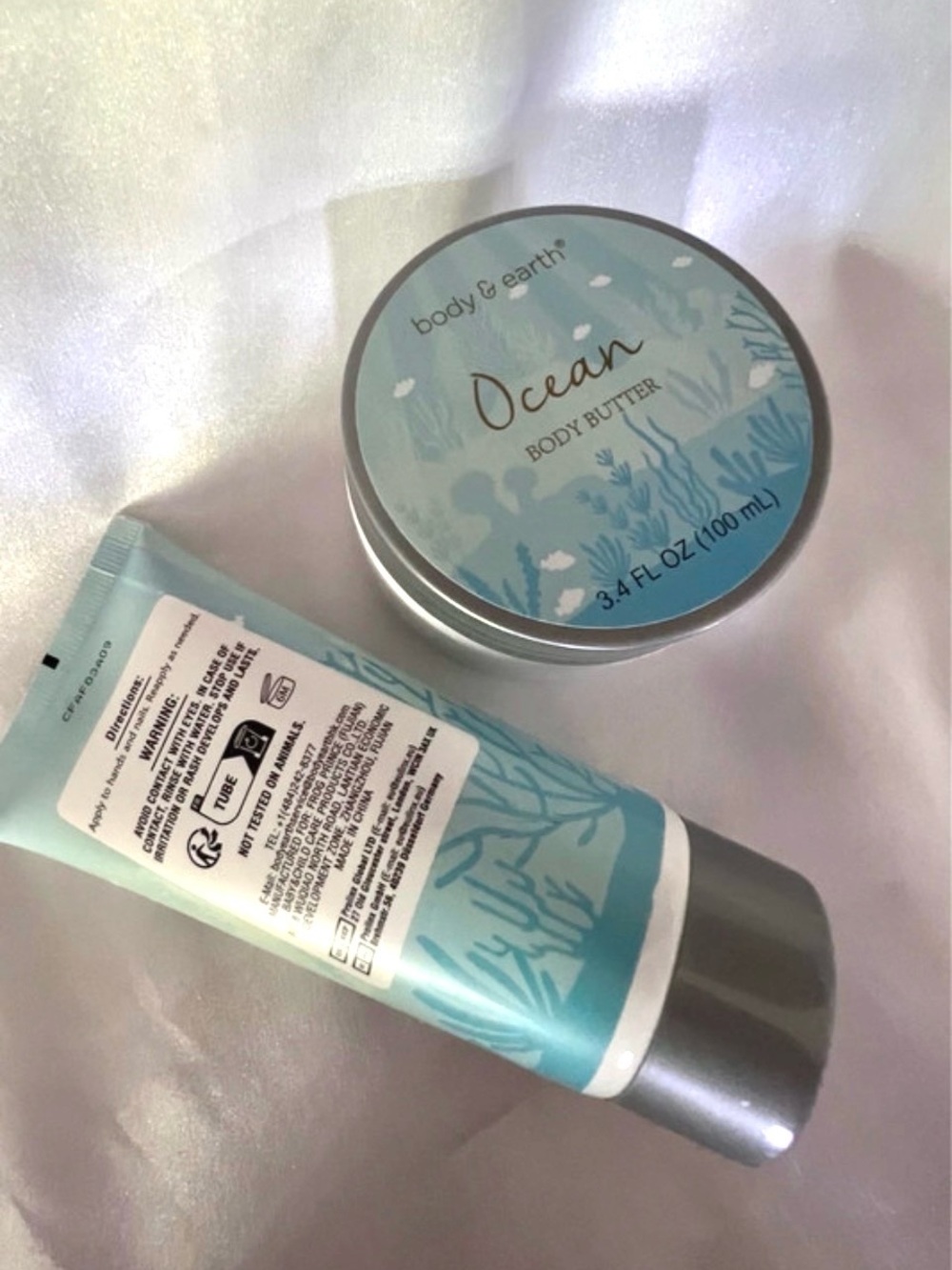 Body & Earth Ocean Hand Cream & Body Butter Combo - Picture 4 of 7